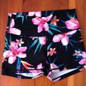 Old Navy Active Hawaiian Spandex Shorts